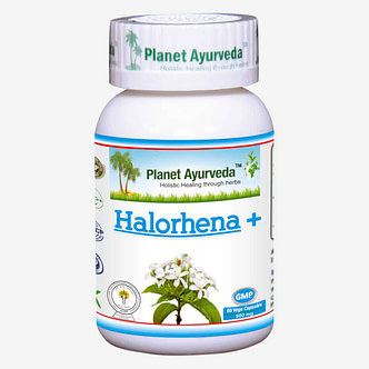 Planet Ayurveda Halorhena Plus (Kutaj) capsules, bij colitus ulcerosa en prikkelbare darm syndroom