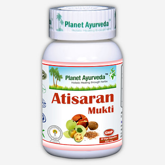 Planet Ayurveda Atisaran Mukti capsules bij Colitis ulcerosa en Prikkelbare darmsyndroom
