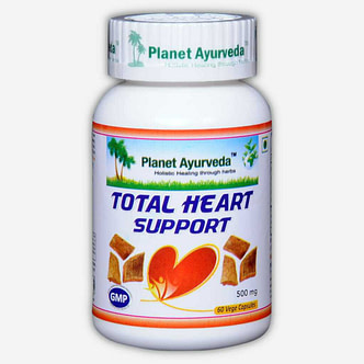 Planet Ayurveda Total Heart Support capsules - Ayurvedisch mengsel van effectieve kruiden ter ondersteuning van het hart en het gehele cardiovasculaire systeem