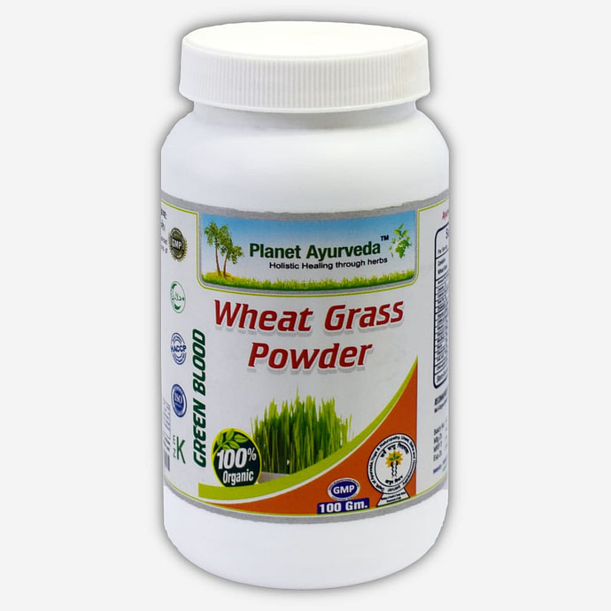 Planet Ayurveda Wheat Grass Powder (Tarwegras poeder)